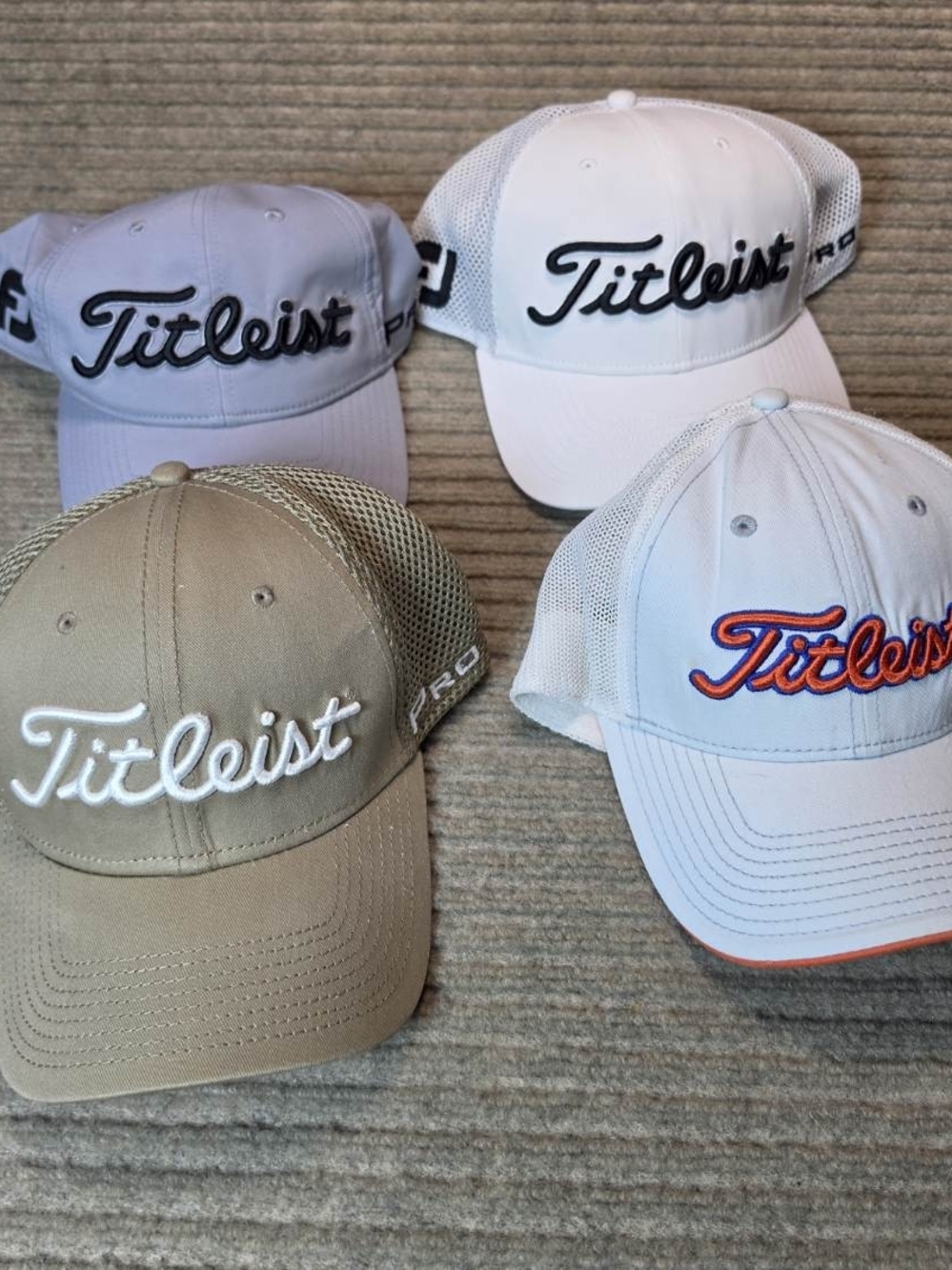 Titleist Tour Hats Lot Of 4 - Picture 1 of 9